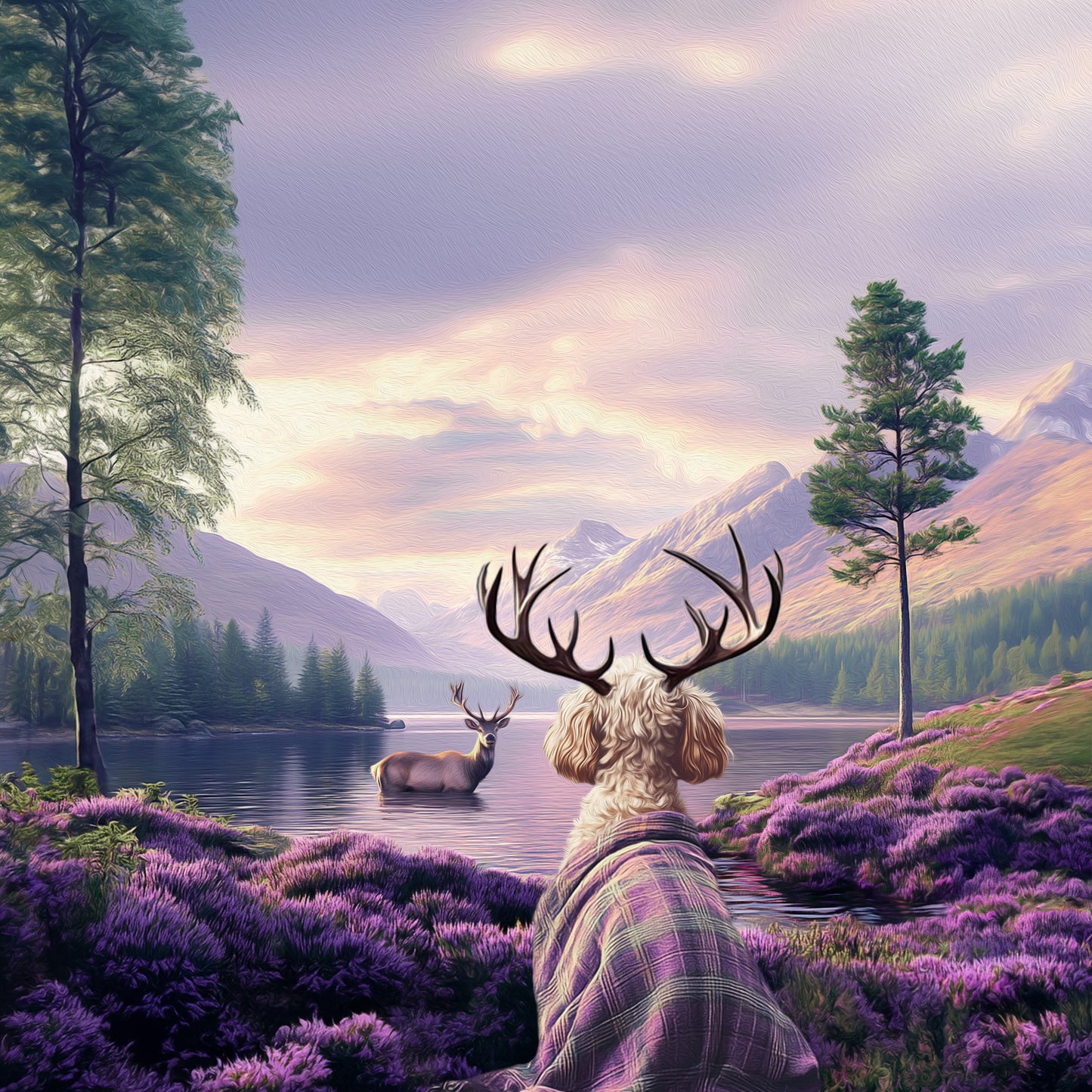 Oh Deer He's Seen Me! - No Text
