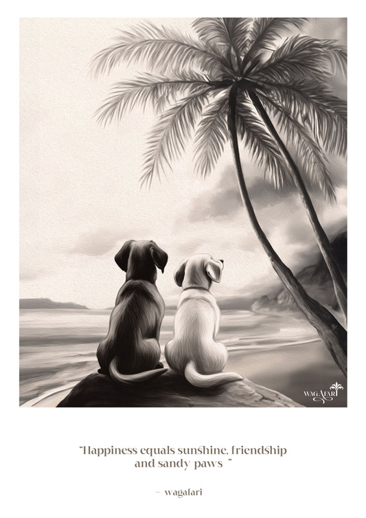 Vintage Travel Quote - 'Happiness Equals...'