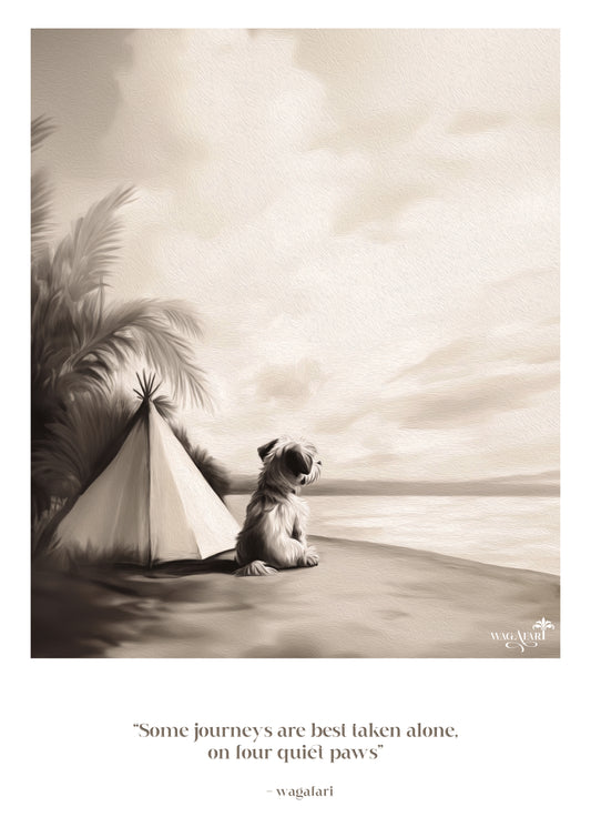 Vintage Travel Quote - 'Some journeys are best taken alone...'