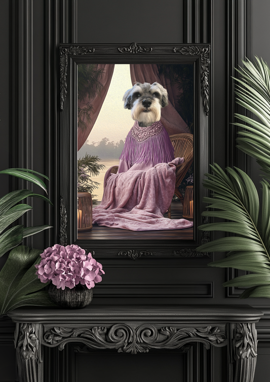 Feathered Pawradise - Pink Fringe Dress