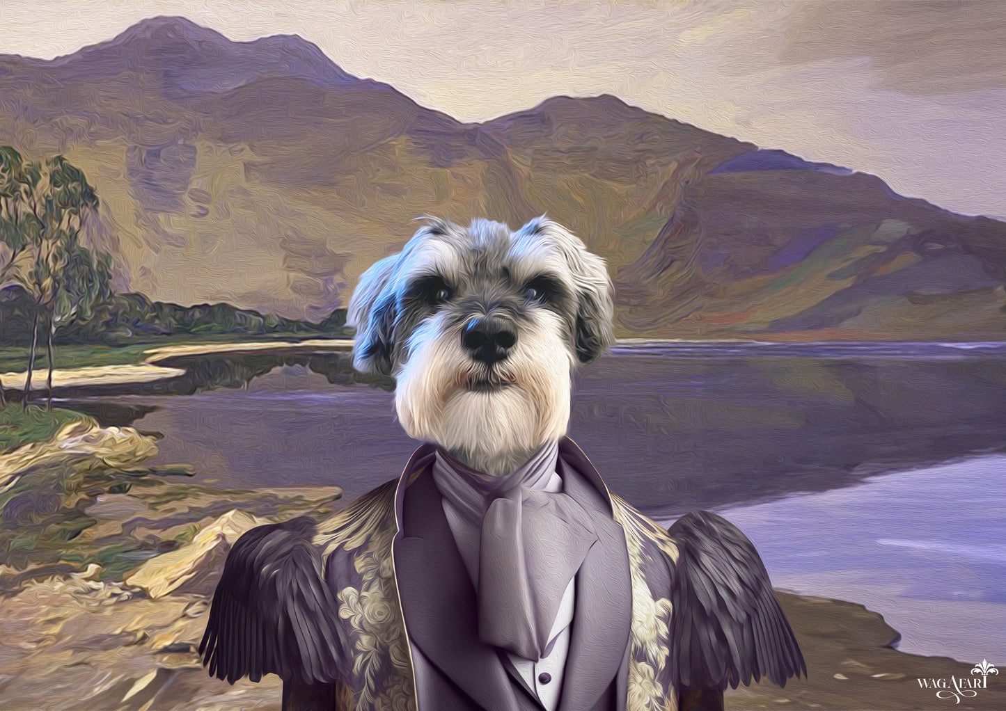 Vintage Dog Portrait - Loch Katrine