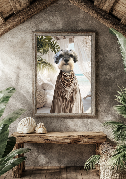 Bark & Breeze - Zebra Boho Dress