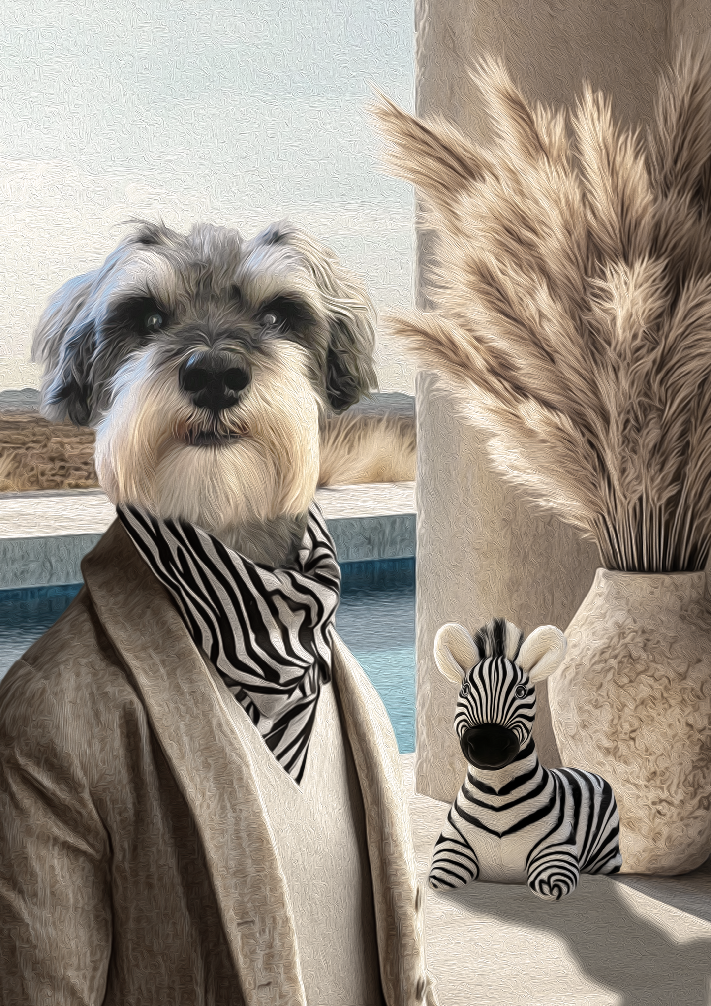 Bark & Breeze - Zebra Suit